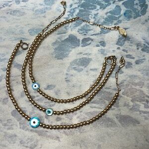 Evil eye hazel bracelet